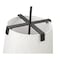 Z-Lite Weston Pendant, 3-Light, 13 In.W x 13 In.H, Matte Black/Cream 3502P13-MB - alternate 2
